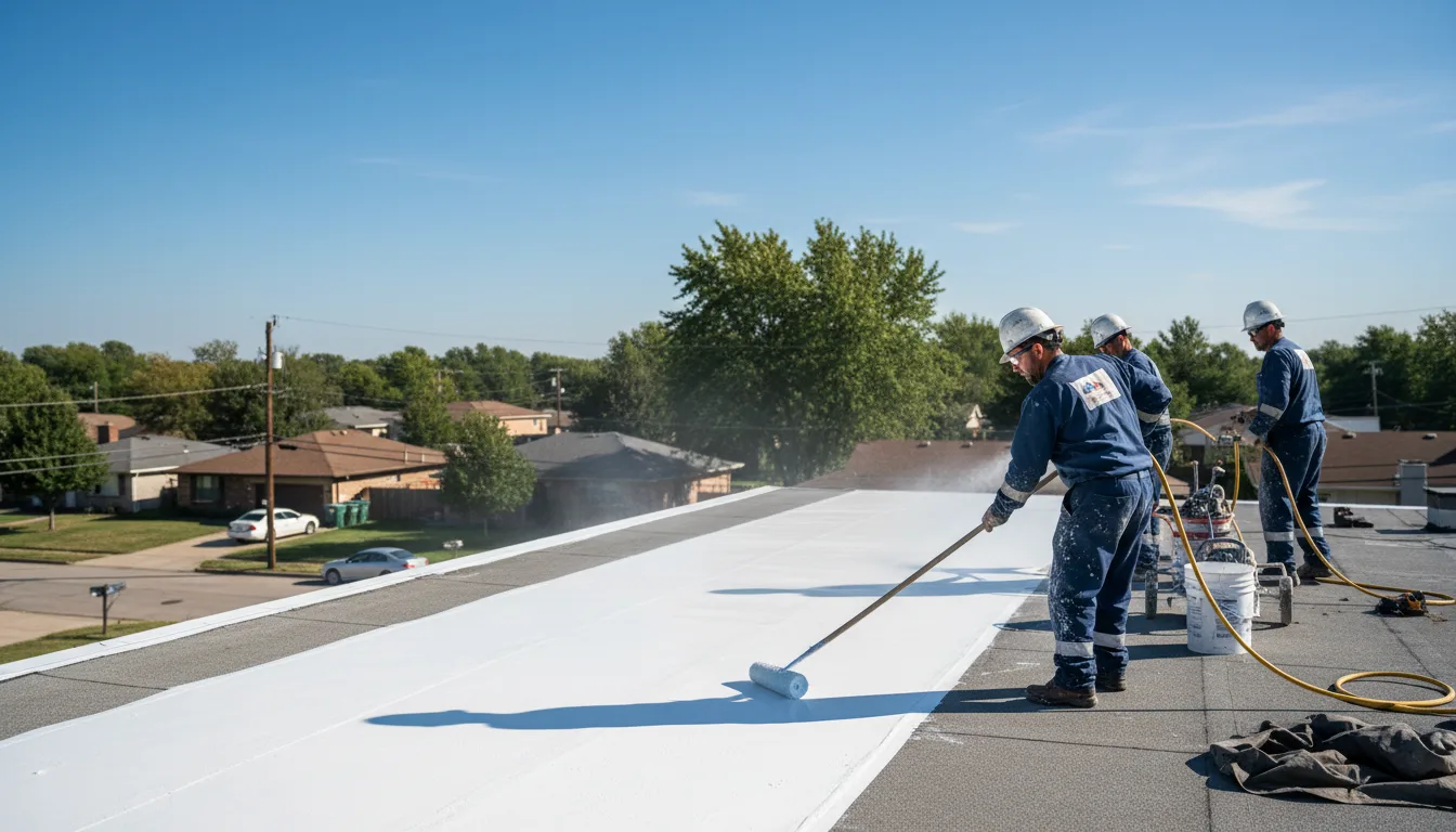 Commercial roof coating in New Rockford, ND near me